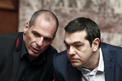 Varoufakis et Tsipras