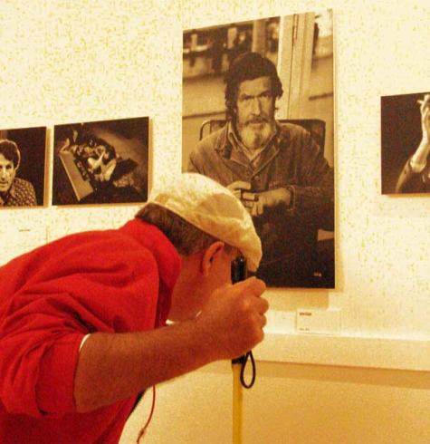 Paris, sept 2008: exposition du photographe Philippe Gras