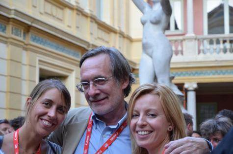 Louise Dupont et Eve Jackson de France  24 avec Jean-François Leroy 