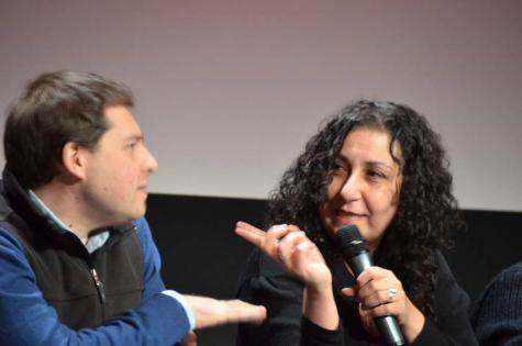 Le photographe Sébastien Calvet et Aline Manoukian, présidente de l'ANI Le photographe Sébastien Calvet et Aline Manoukian, présidente de l'ANI