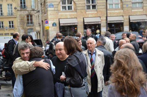Au premier plan Patrick Chauvel et Ferhit Duzyol