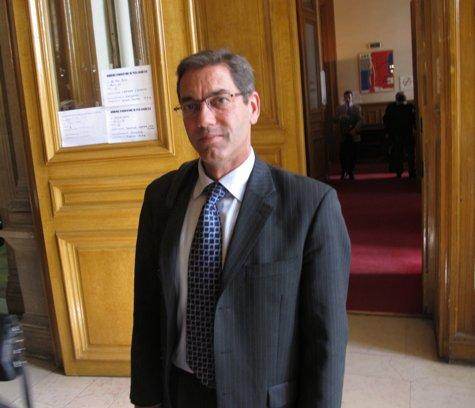 Stéphan Biberfield, gérant de Corbis-Sygma au tribunal de commerce