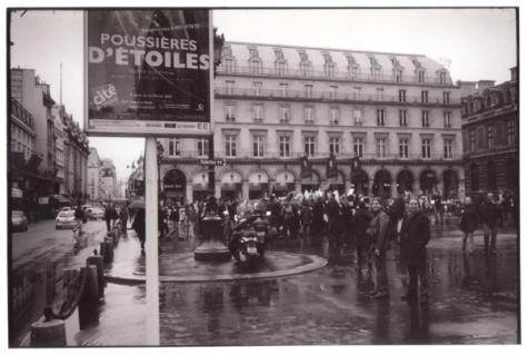 2001, manifestation des photographes de Sygma et Gamma.