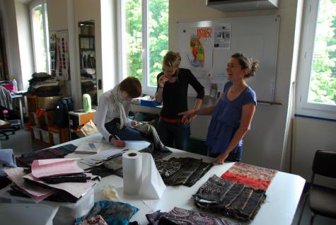 Les stylistes des Tissages de Charlieu