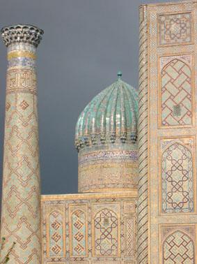 Samarkand - madrassa de la Porte aux lions
