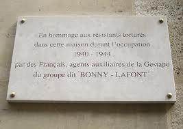 La plaque rue Lauriston