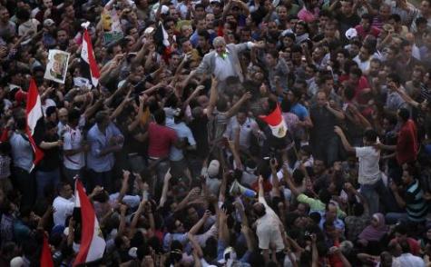 Manifestation de soutien à Hamdine Sabahi au Caire.