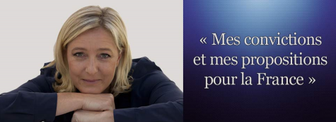 Le site 2012 de Marine Le Pen.