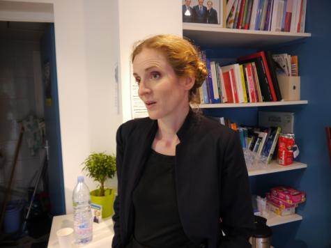 Nathalie Kosciusko-Morizet à sa permanence, le 13 juin. 