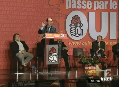 F. Hollande en mai 2005.