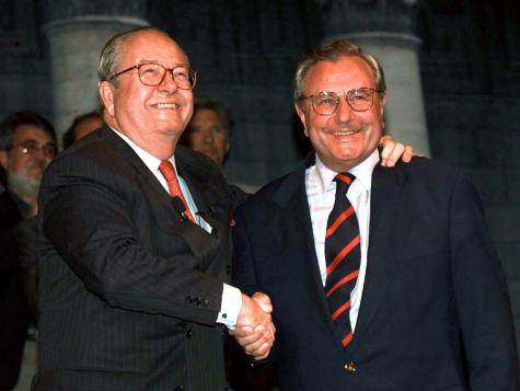 Jean-Marie Le Pen et Jean-Marie Le Chevallier, ex-maire FN de Toulon.