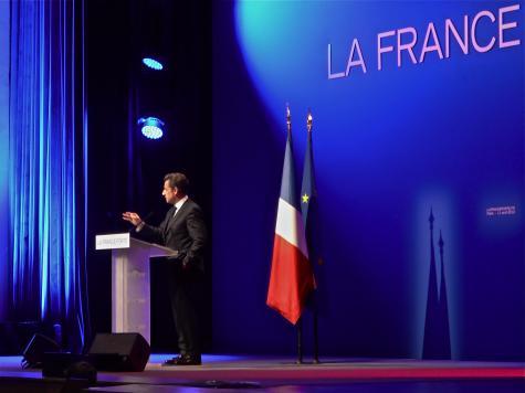 Nicolas Sarkozy à la Mutualité, le 13 avril 2012.