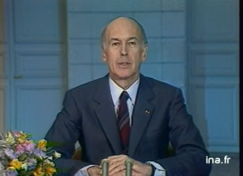 V. Giscard d'Estaing en 1981