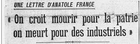 En une de “L'Humanité”, le 18 juillet 1922. En une de “L'Humanité”, le 18 juillet 1922.