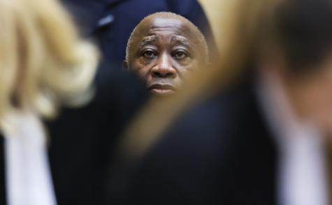 Laurent Gbagbo lors de son audition devant la CPI, le 19 février 2013 Laurent Gbagbo lors de son audition devant la CPI, le 19 février 2013