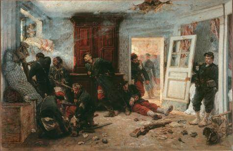 “Les dernières cartouches” (1873). “Les dernières cartouches” (1873).