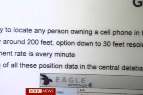 Capture d'écran des fichiers Amesys découverts en Libye par la BBC