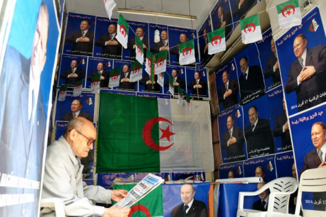 Un local de campagne de Bouteflika à Bab El Oued Un local de campagne de Bouteflika à Bab El Oued
