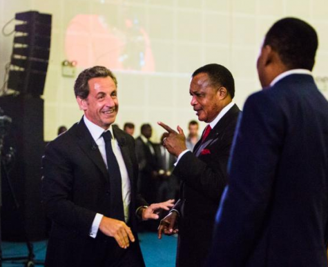 Nicolas Sarkozy et Denis Sassou Nguesso, au Forum Forbes. Nicolas Sarkozy et Denis Sassou Nguesso, au Forum Forbes.