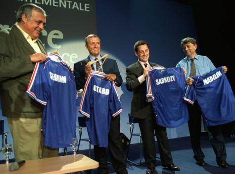 Séguin, Léotard, Sarkozy et Madelin, en 1995.