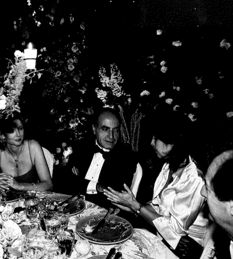Ziad Takieddine, à table. 