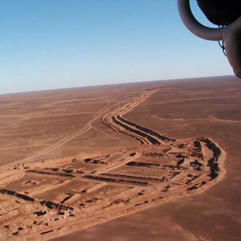 Le mur vu d'avion Le mur vu d'avion