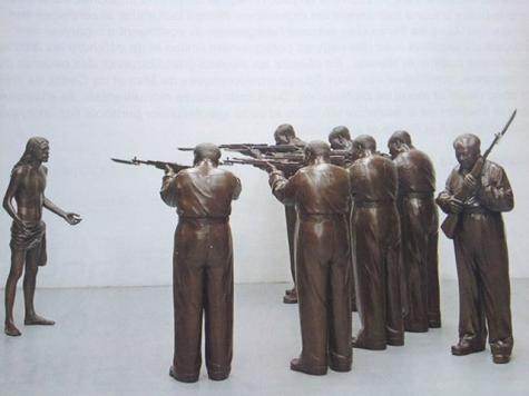 L'exécution du Christ, des Gao Brothers.