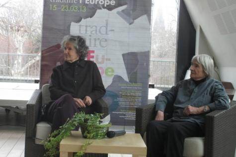 Silvia Baron Supervielle et Geneviève Asse Silvia Baron Supervielle et Geneviève Asse