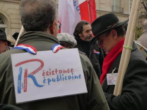 Rassemblement contre le droit de vote des étrangers, le 8 décembre 2011. (CF)