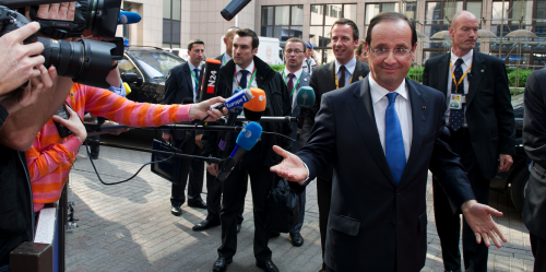 François Hollande le 23 mai à Bruxelles. © Conseil européen