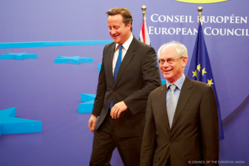 David Cameron et Herman Van Rompuy le 18 novembre.