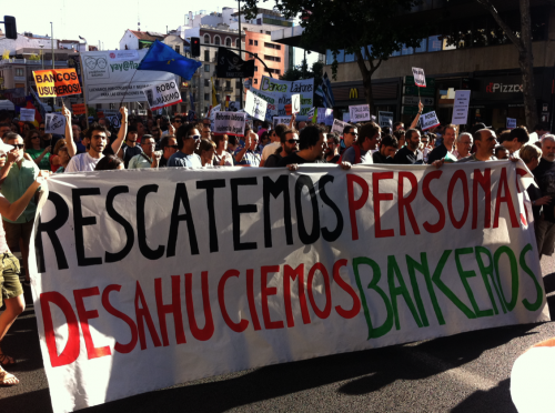 «Sauvons les personnes, expulsons les banquiers»