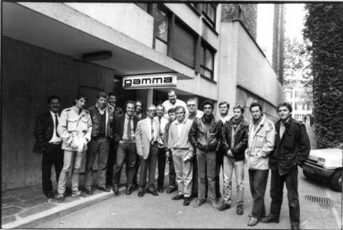 L'équipe de Gamma en 1988 L'équipe de Gamma en 1988