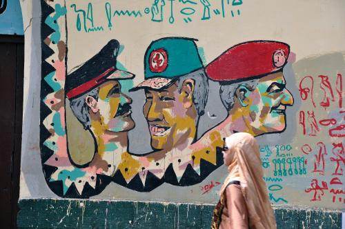 Caricature du CFSA, Le Caire, mai 2012