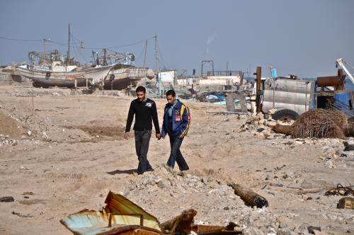 Port de la ville de Gaza, décembre 2010