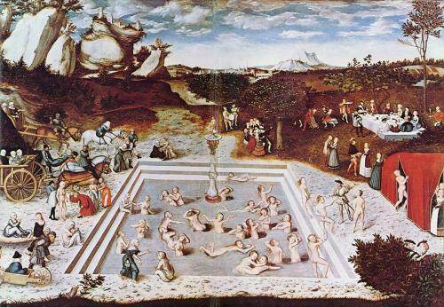 La fontaine de Jouvence par Lucas Cranach (1546)
