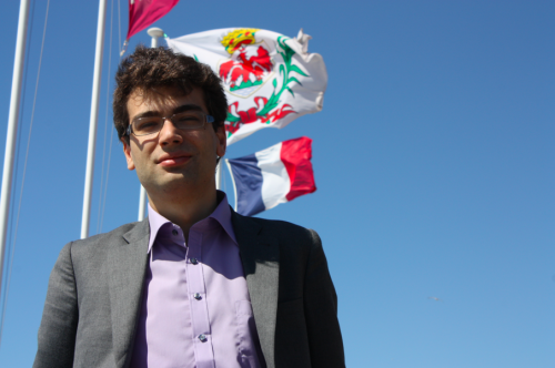 Gaël Nofri, candidat FN dans la 3e circonscription des Alpes-Maritimes. © ES