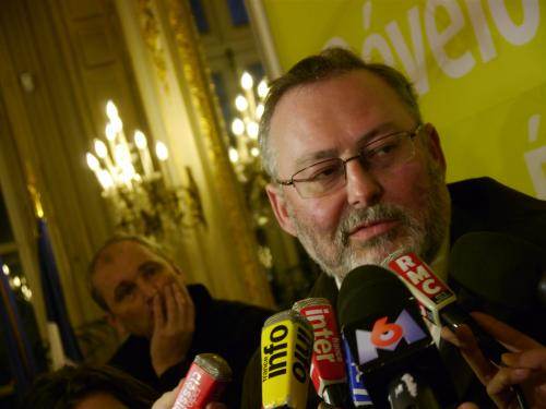 Didier Cappelle, secrétaire général de la CFDT SeaFrance, lundi 2 janvier, à la sortie du cabinet du ministre des Transports