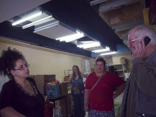 Charline, Jacques et les bénévoles du Secours populaire en détresse