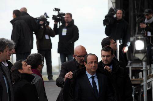 François Hollande en campagne.