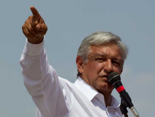 Andrés Manuel López Obrador, le candidat de la gauche modérée.