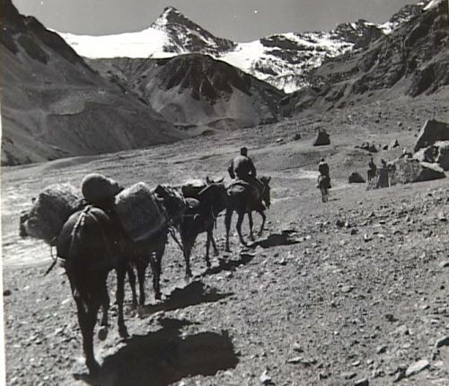 Lors de l'ascension du Fitzroy, en Argentine
