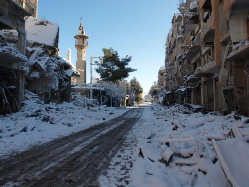 10/01/2013 - Darraya sous la neige