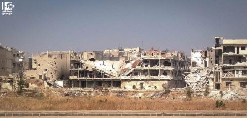 A Homs. Photo envoyée le 6 août 2012