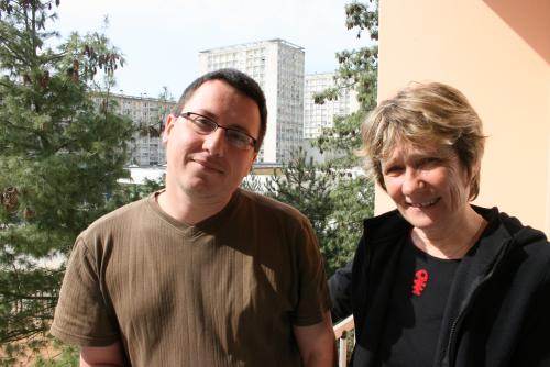 Arnaud et Joëlle à Rennes.