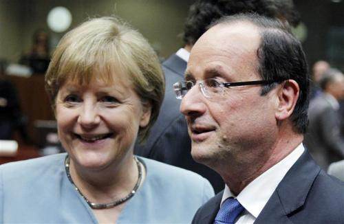 Merkel et Hollande fin juin à Bruxelles.