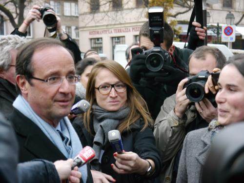 Hollande à Strasbourg.