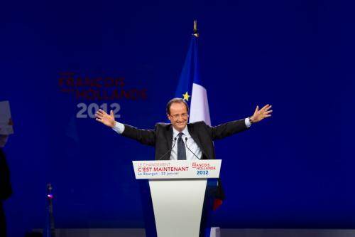 François Hollande au Bourget.