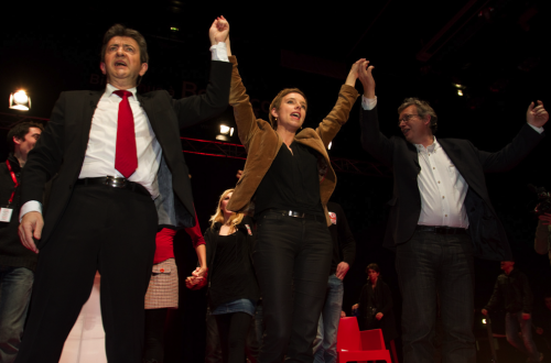 Jean-Luc Mélenchon, Clémentine Autain et Pierre Laurent
