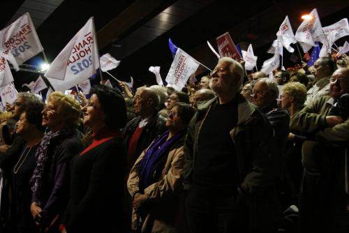 Meeting de François Hollande à Rennes.